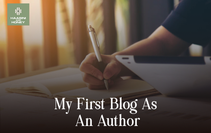 My First Blog As An Author