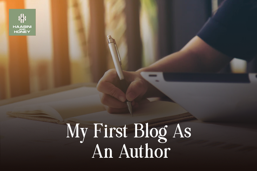 My First Blog As An Author